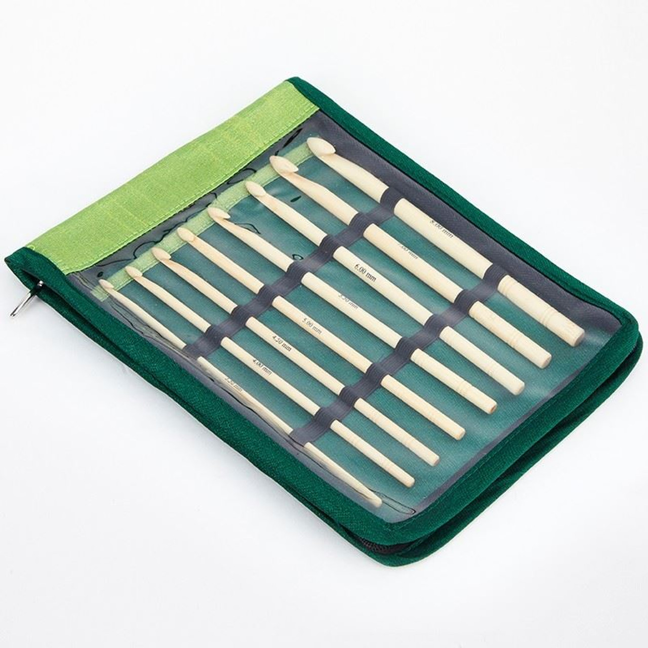 KnitPro Bamboo Single Ended Crochet Hook Set - Woolstack