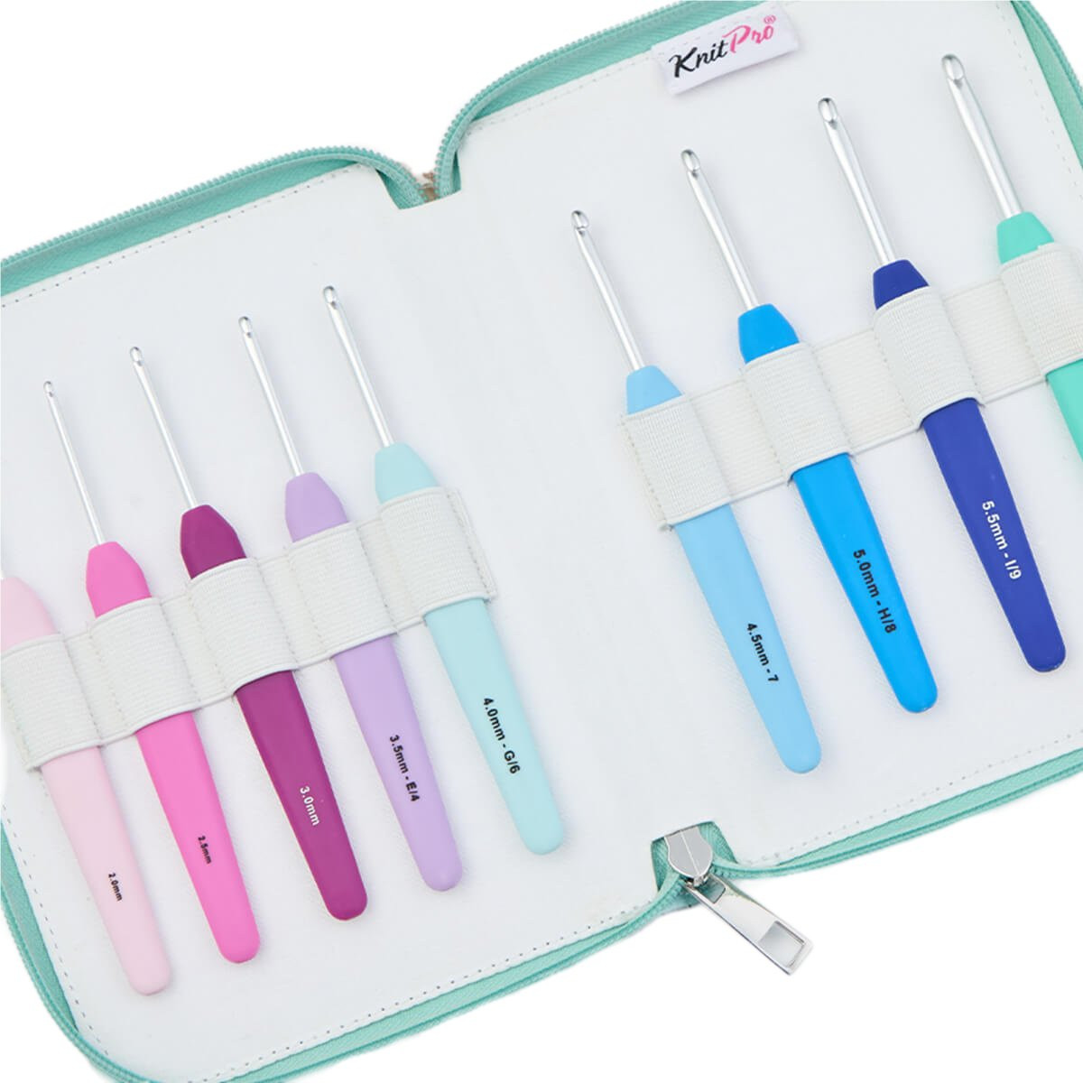 KnitPro Waves 2.0 Deluxe / Grande Single Ended Crochet Hook Set