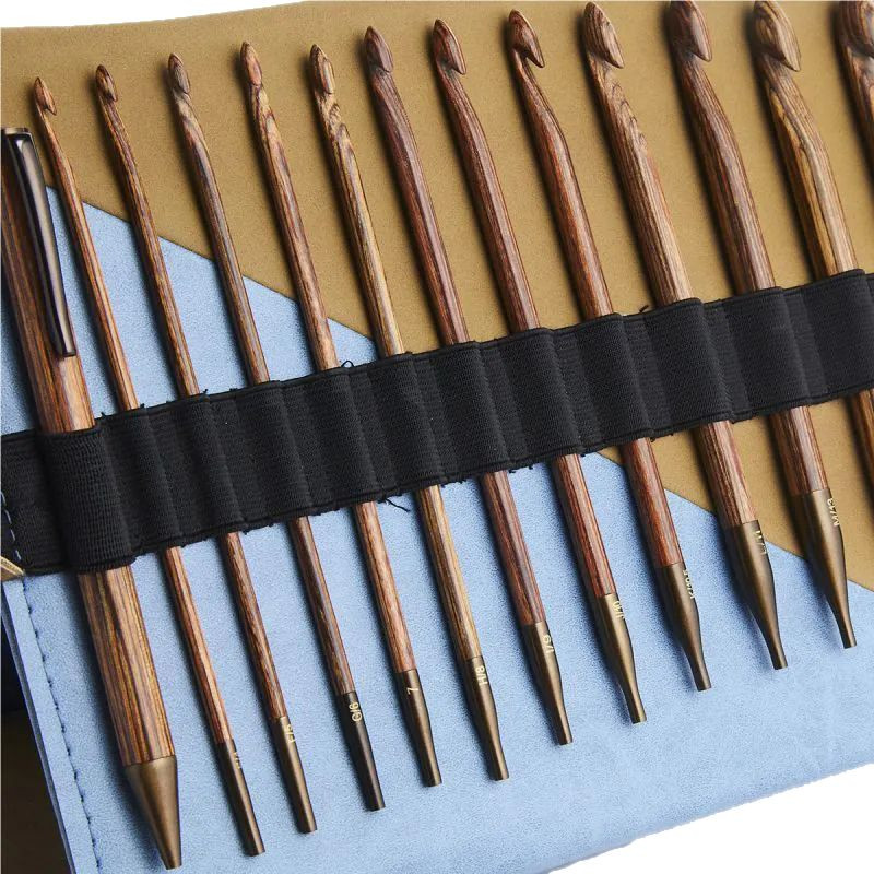 KnitPro Ginger Wood Grande / Regal Afghan Tunisian Crochet Hook