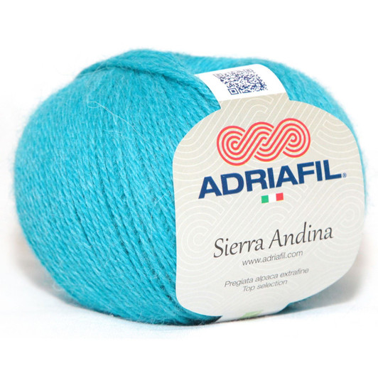 Adriafil Sierra Andina Yarn - Melange Turquoise (027)