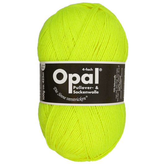 Opal "Uni" Solid Sock Yarn - Neon Yellow (2012)