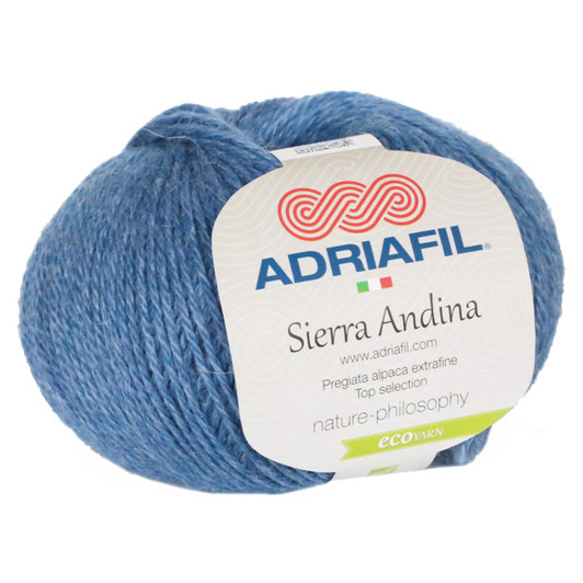 Adriafil Sierra Andina Yarn - Melange Denim (040)