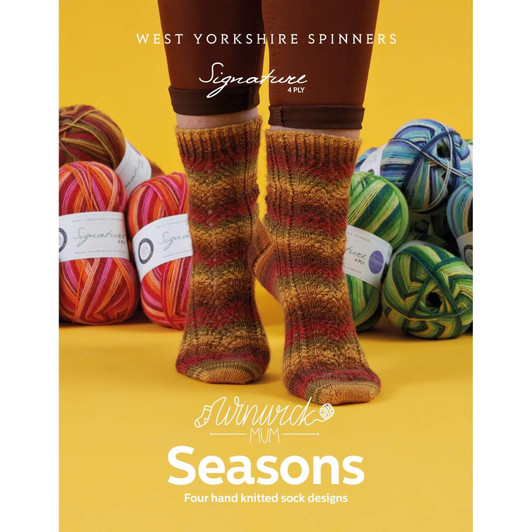 WYS Knitting Winwick Mum Seasons Sock Pattern Book