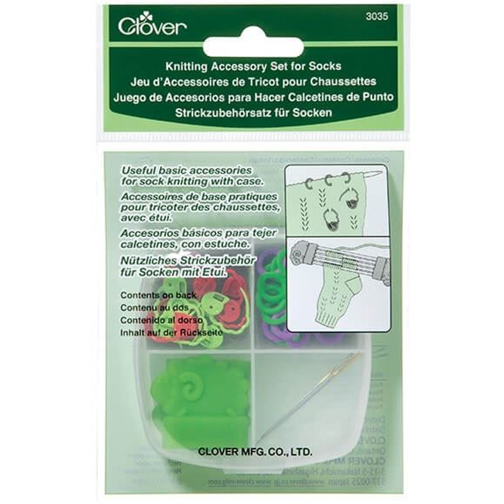 Clover Knitting Accessory Set for Socks Alternate 1