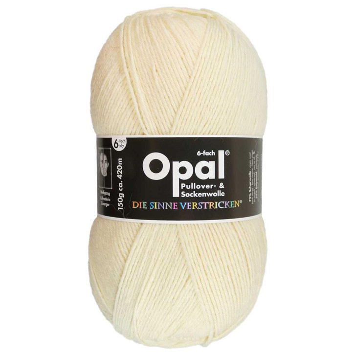 Opal "Uni" Solid 6ply Sock Yarn - Full Range