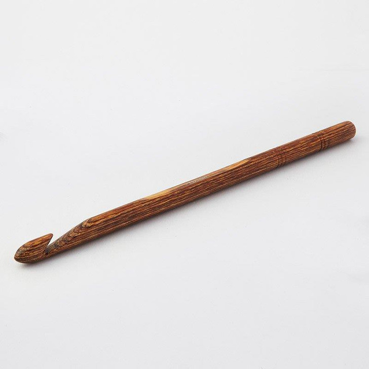 KnitPro Ginger Wood Single Ended Crochet Hook