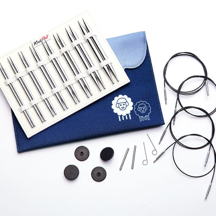 KnitPro Nova Metal Deluxe Interchangeable Knitting Needle Set 