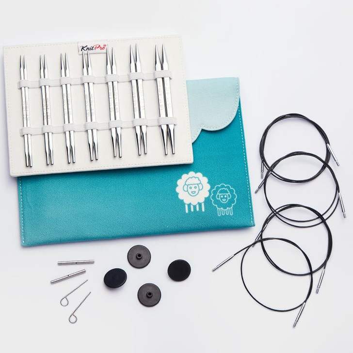 KnitPro Nova Cubics Deluxe Interchangeable Knitting Needle Set