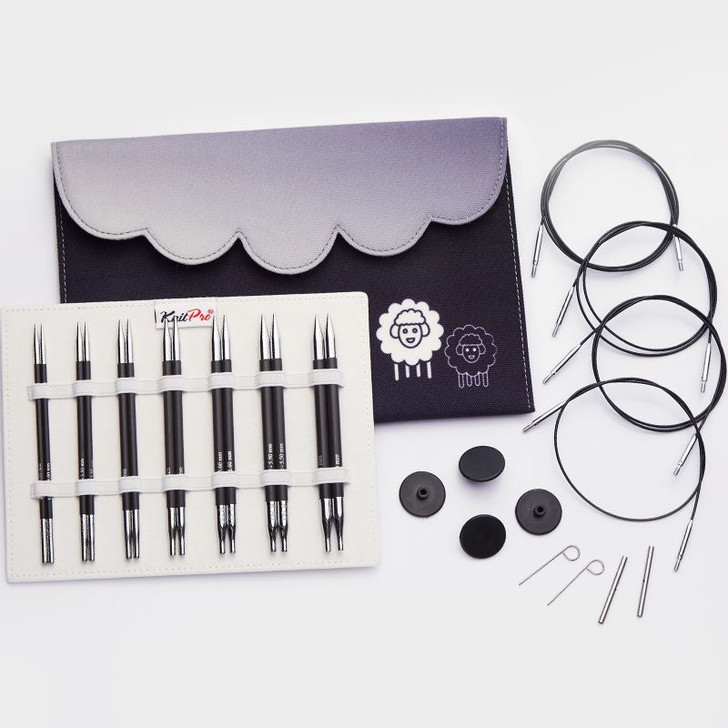 KnitPro Karbonz Deluxe / Special Interchangeable Needle Set