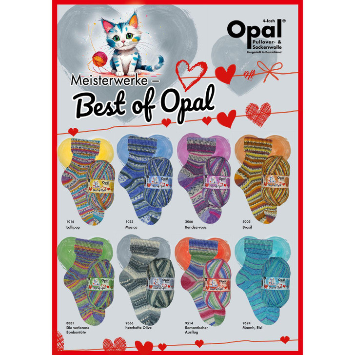 "Best of Opal" 4ply Sock Yarn - Full Range