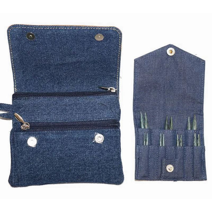 KnitPro Indigo Wood Mini Interchangeable Needle Set 5cm / 2"