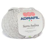 Adriafil Sierra Andina Yarn - Melange Light Grey (035)