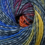 Adriafil Zebrino Yarn 50g - Multi Blue-Orange (071)