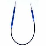 KnitPro Zing 25cm Fixed Circular Knitting Needles Aluminium