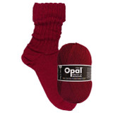 Opal "Uni" Solid Sock Yarn - Ruby Red (9939)