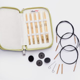 KnitPro Japanese Bamboo Starter Interchangeable Knitting Needle Set