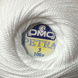 DMC Petra Crochet Thread - Colour: B5200 - Cotton - Size 3 - 100g