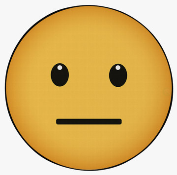 Deerlux Emoji Style Round Funny Smiley Face Kids Area Rug, Straight Emoji Rug