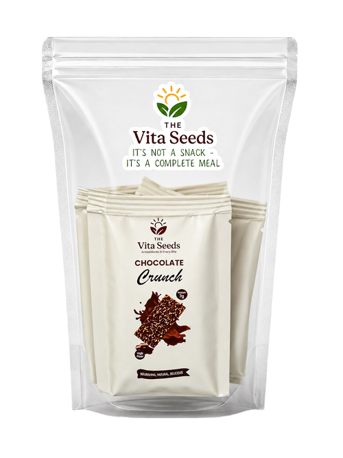 Vita Seeds 6 Mini Bars of Chocolate Crunchs