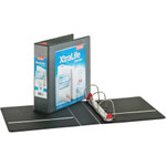 Cardinal XtraLife ClearVue Non-Stick Locking Slant-D Ring Binder, 3 Rings, 3" Capacity, 11 x 8.5, Black View Product Image