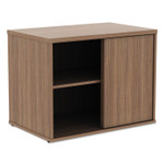 Alera Open Office Low Storage Cabinet Credenza, 29 1/2 x 19 1/8x 22 7/8, Walnut View Product Image