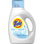 Tide Free and Gentle Laundry Detergent, 32 Loads, 46 oz Bottle, 6/Carton View Product Image