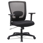 Alera Envy Series Mesh Mid-Back Swivel/Tilt Chair, Supports up to 250 lbs., Black Seat/Black Back, Black Base View Product Image