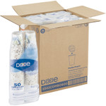 Dixie Paper Hot Cups & Lids Combo Bag, 12 oz, 50/Pack, 6/Packs per Carton View Product Image