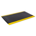 Crown Wear-Bond Comfort-King Anti-Fatigue Mat, Diamond Emboss, 24 x 36, Black/Yellow View Product Image