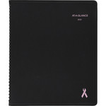 AT-A-GLANCE QuickNotes Weekly/Monthly Appointment Book, 8 x 10, Black/Pink, 2022 View Product Image