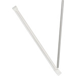 Dixie Jumbo Straws, 7 3/4", Plastic, Translucent, 500/Box View Product Image