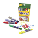 Crayola Washable Window Crayons, 5/Set View Product Image