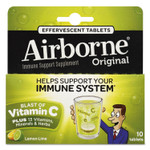 Airborne Immune Support Effervescent Tablet, Lemon/Lime, 10 Count View Product Image