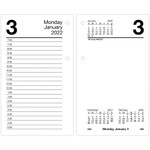 AT-A-GLANCE Desk Calendar Refill with Tabs, 6 x 3.5, White, 2021 View Product Image