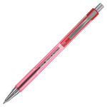 Pilot Better Retractable Ballpoint Pen, Fine 0.7mm, Red Ink, Translucent Red Barrel, Dozen View Product Image