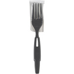 Dixie SmartStock Wrapped Heavy-Weight Cutlery Refill, Fork, Black, 960/Carton View Product Image