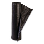Inteplast Group High-Density Commercial Can Liners, 45 gal, 14 microns, 48" x 40", Black, 250/Carton View Product Image
