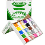 Crayola Fine Line Classpack Non-Washable Marker, Fine Bullet Tip, Assorted Colors, 200/Box View Product Image