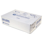 Inteplast Group Low-Density Commercial Can Liners, 60 gal, 1.15 mil, 38" x 58", Clear, 100/Carton View Product Image