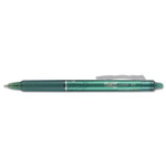 Pilot FriXion Clicker Erasable Retractable Gel Pen, 0.7 mm, Green Ink/Barrel, Dozen View Product Image