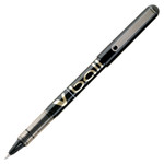 Pilot VBall Liquid Ink Stick Roller Ball Pen, Fine 0.7mm, Black Ink/Barrel, Dozen View Product Image