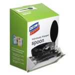 Dixie GrabN Go Wrapped Cutlery, Teaspoons, Black, 90/Box View Product Image