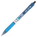 Pilot B2P Bottle-2-Pen Retractable Ballpoint Pen, 1mm, Black Ink, Translucent Blue Barrel, Dozen View Product Image