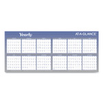 AT-A-GLANCE Large Horizontal Erasable Wall Planner, 60 x 26, White/Blue, 2021 View Product Image