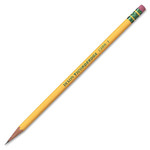 Ticonderoga Pencils, B (#1), Black Lead, Yellow Barrel, Dozen View Product Image