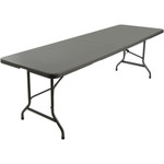 Iceberg IndestrucTables Too 1200 Series Bi-Fold Table, 60w x 30d x 29h, Charcoal View Product Image
