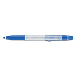 Pilot FriXion Colors Erasable Stick Marker Pen, 2.5 mm, Blue Ink, White Barrel View Product Image