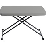 Iceberg IndestrucTables Too 1200 Series Resin Personal Folding Table, 30 x 20, Charcoal View Product Image