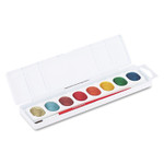 Prang Metallic Washable Watercolors, 8 Assorted Colors View Product Image