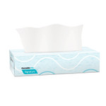 Cascades PRO Signature Facial Tissue, 2-Ply, White, Flat Box, 100 Sheets/Box, 30 Boxes/Carton View Product Image